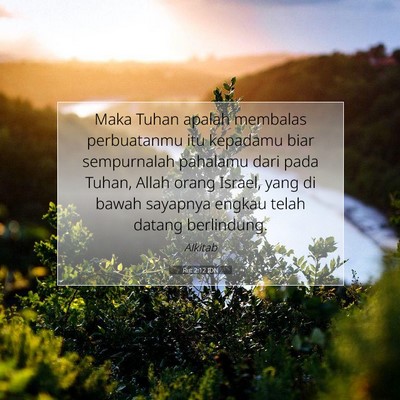 Rut 2:12 IDN Gambar Ayat Alkitab