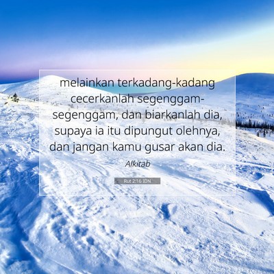 Rut 2:16 Ayat Alkitab Dijelaskan