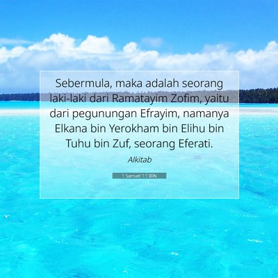1 Samuel 1:1 Ayat Alkitab Dijelaskan