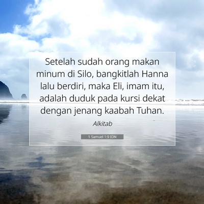 1 Samuel 1:9 Ayat Alkitab Dijelaskan