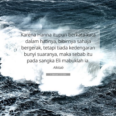 1 Samuel 1:13 Ayat Alkitab Dijelaskan