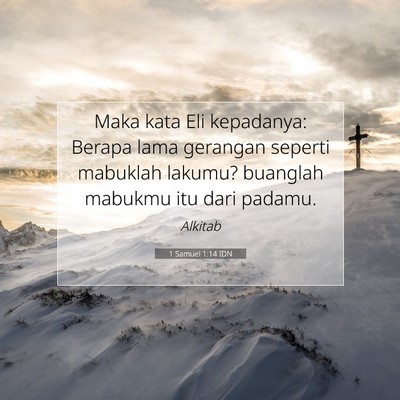 1 Samuel 1:14 Ayat Alkitab Dijelaskan