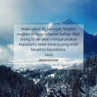 1 Samuel 1:17 Ayat Alkitab Dijelaskan