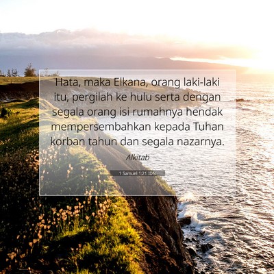 1 Samuel 1:21 Ayat Alkitab Dijelaskan