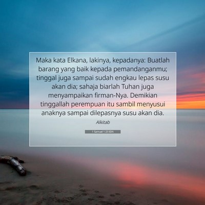 1 Samuel 1:23 Ayat Alkitab Dijelaskan