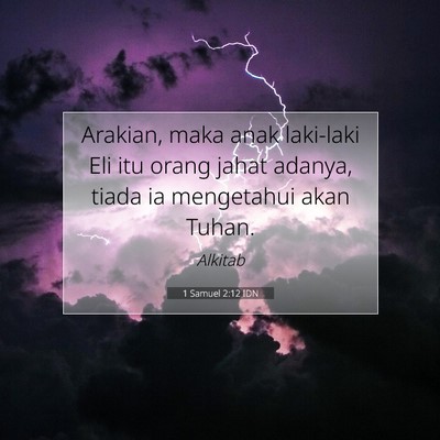 1 Samuel 2:12 IDN Gambar Ayat Alkitab