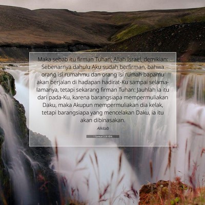 1 Samuel 2:30 IDN Gambar Ayat Alkitab
