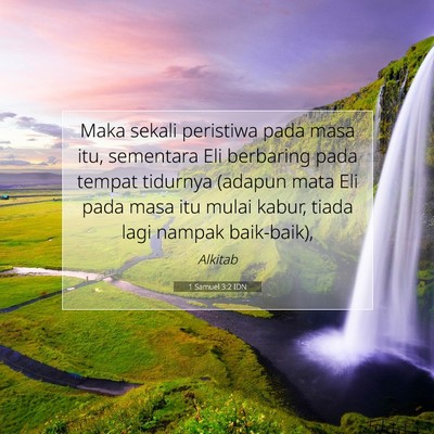 1 Samuel 3:2 IDN Gambar Ayat Alkitab