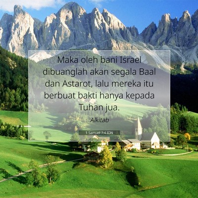 1 Samuel 7:4 Ayat Alkitab Dijelaskan