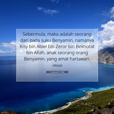 1 Samuel 9:1 Ayat Alkitab Dijelaskan
