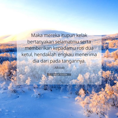 1 Samuel 10:4 Ayat Alkitab Dijelaskan