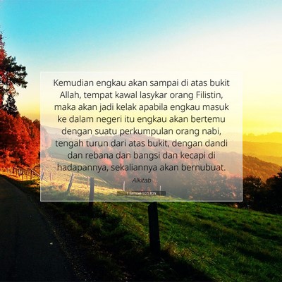1 Samuel 10:5 Ayat Alkitab Dijelaskan