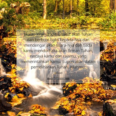 1 Samuel 12:14 IDN Gambar Ayat Alkitab