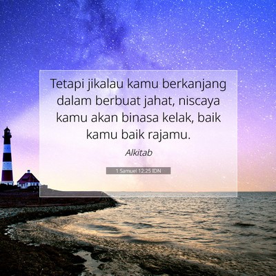 1 Samuel 12:25 Ayat Alkitab Dijelaskan