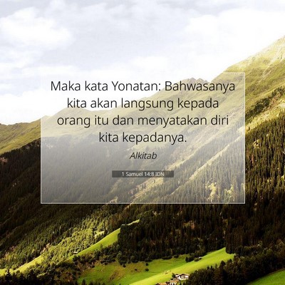 1 Samuel 14:8 Ayat Alkitab Dijelaskan
