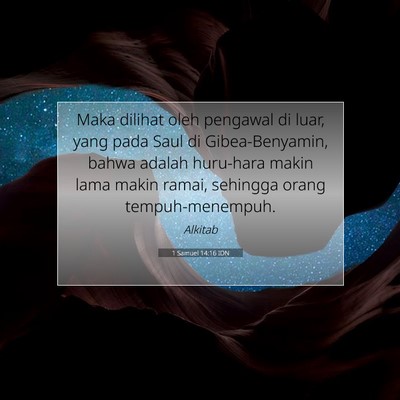 1 Samuel 14:16 Ayat Alkitab Dijelaskan