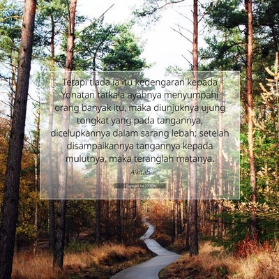 1 Samuel 14:27 IDN Gambar Ayat Alkitab