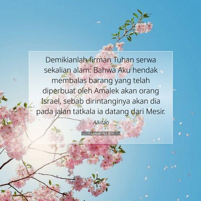 1 Samuel 15:2 Ayat Alkitab Dijelaskan