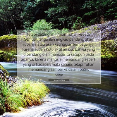 1 Samuel 16:7 IDN Gambar Ayat Alkitab