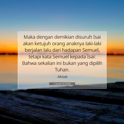 1 Samuel 16:10 Ayat Alkitab Dijelaskan