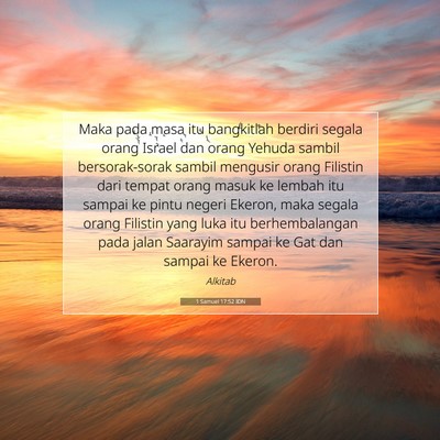 1 Samuel 17:52 Ayat Alkitab Dijelaskan