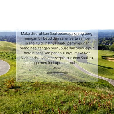 1 Samuel 19:20 IDN Gambar Ayat Alkitab
