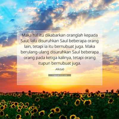 1 Samuel 19:21 Ayat Alkitab Dijelaskan