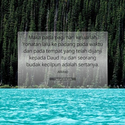 1 Samuel 20:35 Ayat Alkitab Dijelaskan