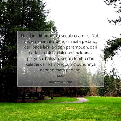 1 Samuel 22:19 Ayat Alkitab Dijelaskan