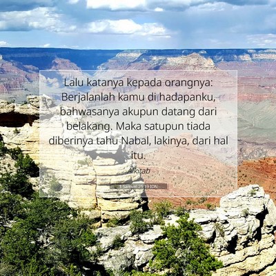 1 Samuel 25:19 IDN Gambar Ayat Alkitab