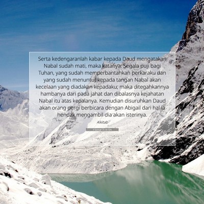 1 Samuel 25:39 IDN Gambar Ayat Alkitab