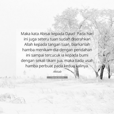 1 Samuel 26:8 IDN Gambar Ayat Alkitab