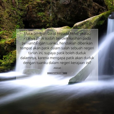 1 Samuel 27:5 Ayat Alkitab Dijelaskan