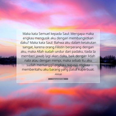 1 Samuel 28:15 IDN Gambar Ayat Alkitab