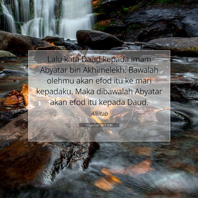 1 Samuel 30:7 IDN Gambar Ayat Alkitab