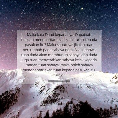 1 Samuel 30:15 Ayat Alkitab Dijelaskan