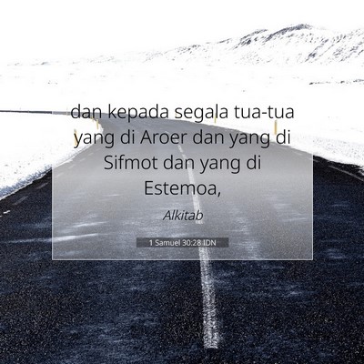 1 Samuel 30:28 Ayat Alkitab Dijelaskan