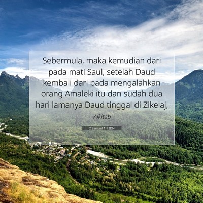 2 Samuel 1:1 Ayat Alkitab Dijelaskan