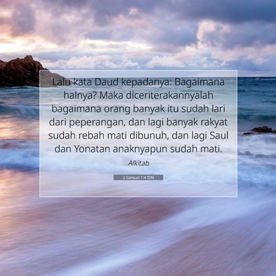 2 Samuel 1:4 Ayat Alkitab Dijelaskan