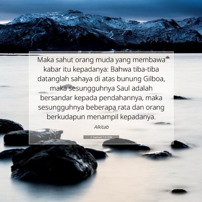2 Samuel 1:6 Ayat Alkitab Dijelaskan