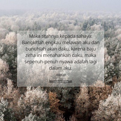 2 Samuel 1:9 Ayat Alkitab Dijelaskan