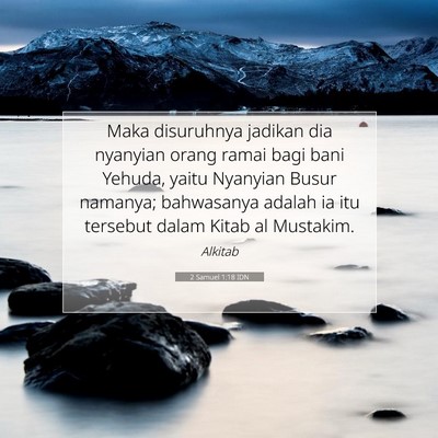 2 Samuel 1:18 Ayat Alkitab Dijelaskan