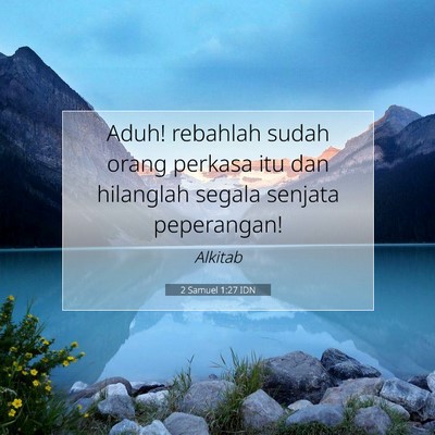 2 Samuel 1:27 Ayat Alkitab Dijelaskan