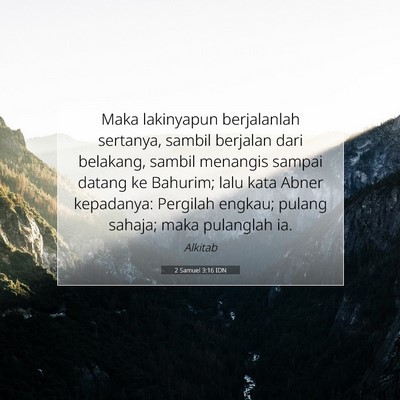 2 Samuel 3:16 Ayat Alkitab Dijelaskan