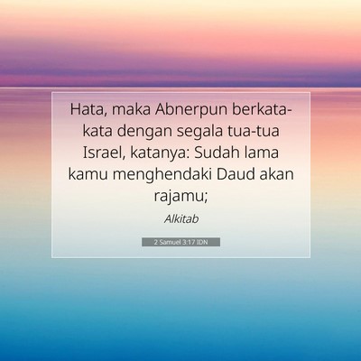2 Samuel 3:17 Ayat Alkitab Dijelaskan