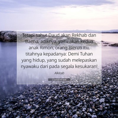 2 Samuel 4:9 IDN Gambar Ayat Alkitab
