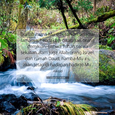 2 Samuel 7:26 IDN Gambar Ayat Alkitab