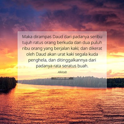 2 Samuel 8:4 Ayat Alkitab Dijelaskan