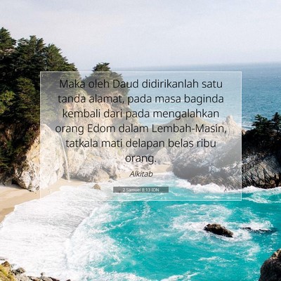 2 Samuel 8:13 Ayat Alkitab Dijelaskan
