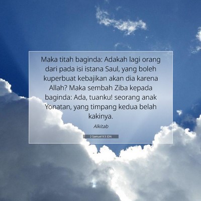 2 Samuel 9:3 Ayat Alkitab Dijelaskan